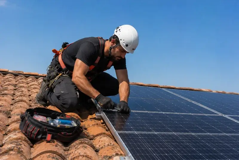 Maintenance et monitoring de panneaux solaires aux Sorinières